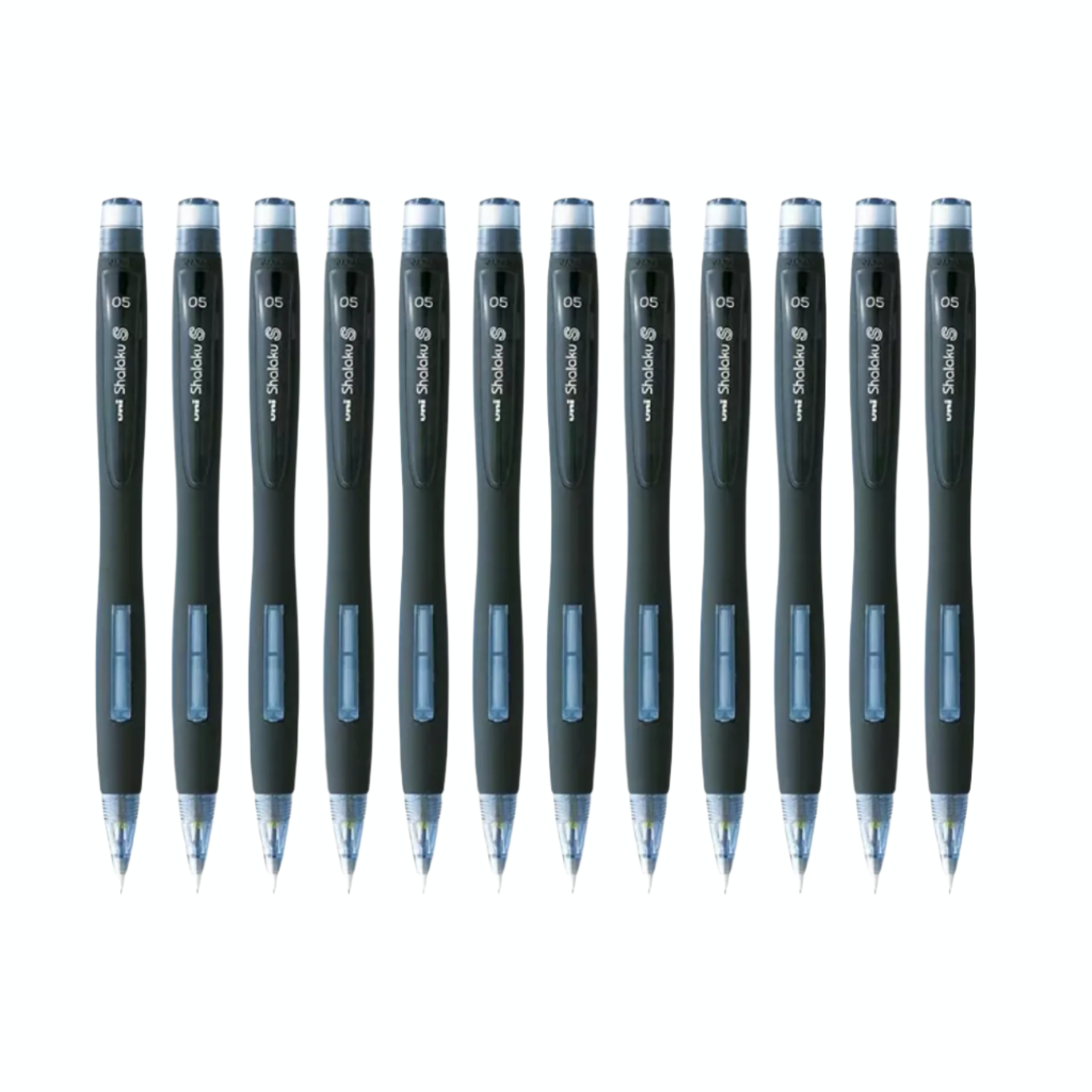 Mitsubishi Shalaku-S 0.5mm mechanical pencil black pack Qatar  

