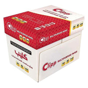 CLIPP A4 Multipurpose Paper White 80GSM, Box of 5 Reams
