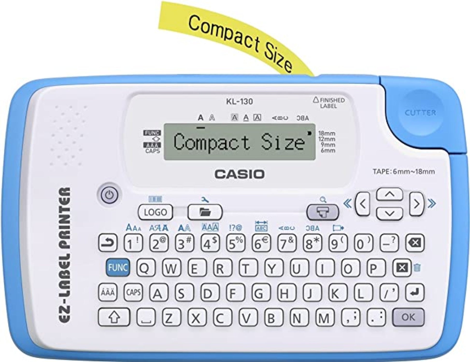 Casio KL-130 Thermal Transfer Label Printer – Compact, High-Resolution Label Maker for Retail & Office Use – Available in Qatar
