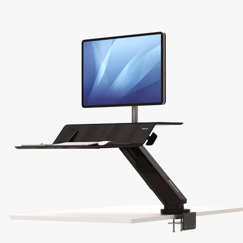 Fellowes Lotus™ RT Sit-Stand Workstation – Single Monitor