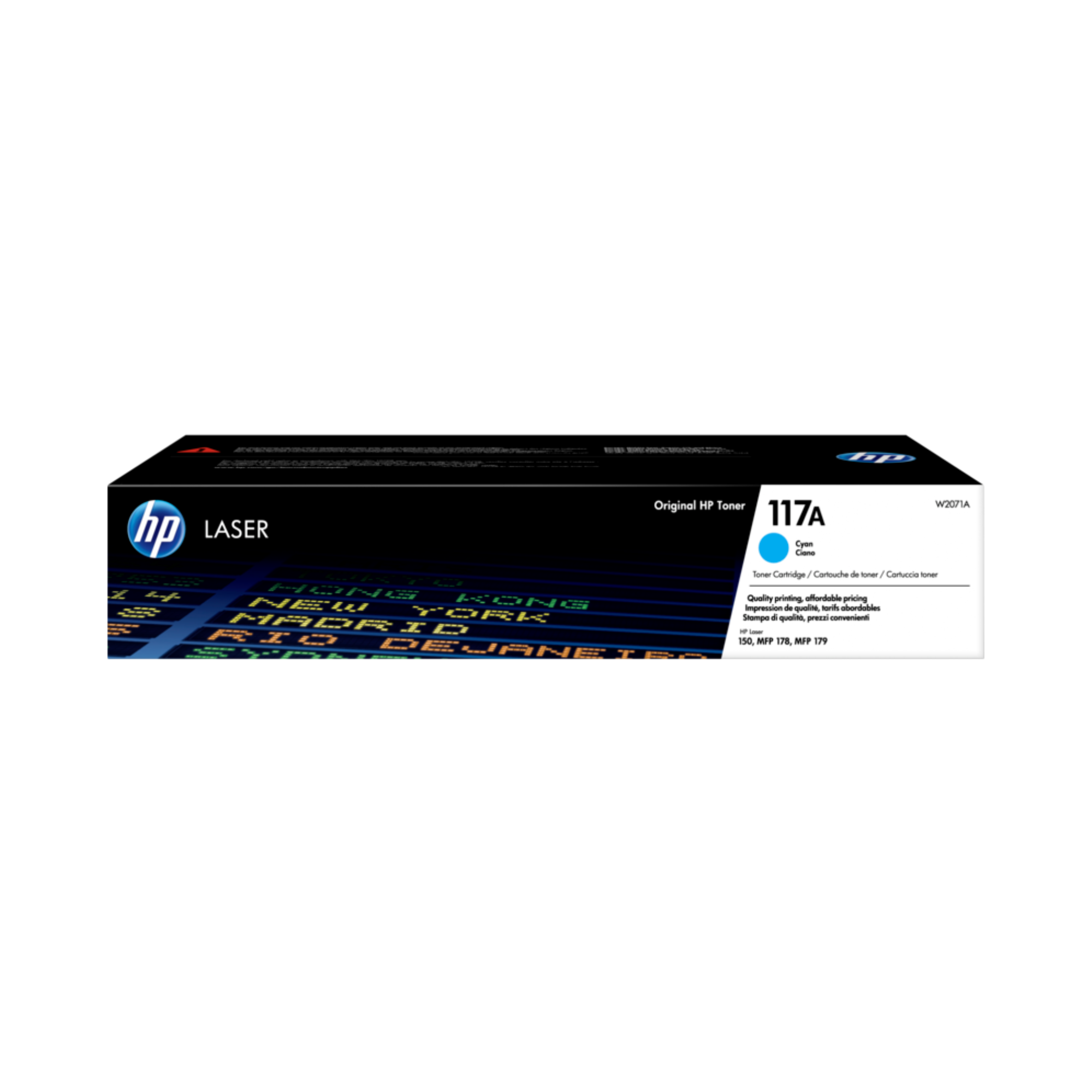 HP 117A Cyan  laser Toner Cartridge W2071A – Available at Raifa Centre Qatar