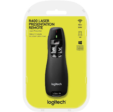 Laser Remote Logitech R400 Presentation 15M