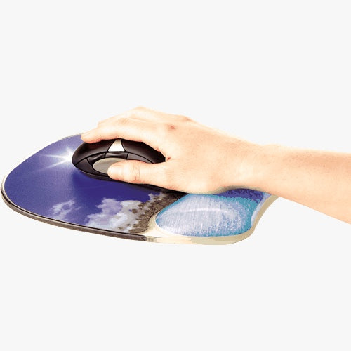Photo Gel Mouse Pad Wrist Support – Tropical Beach