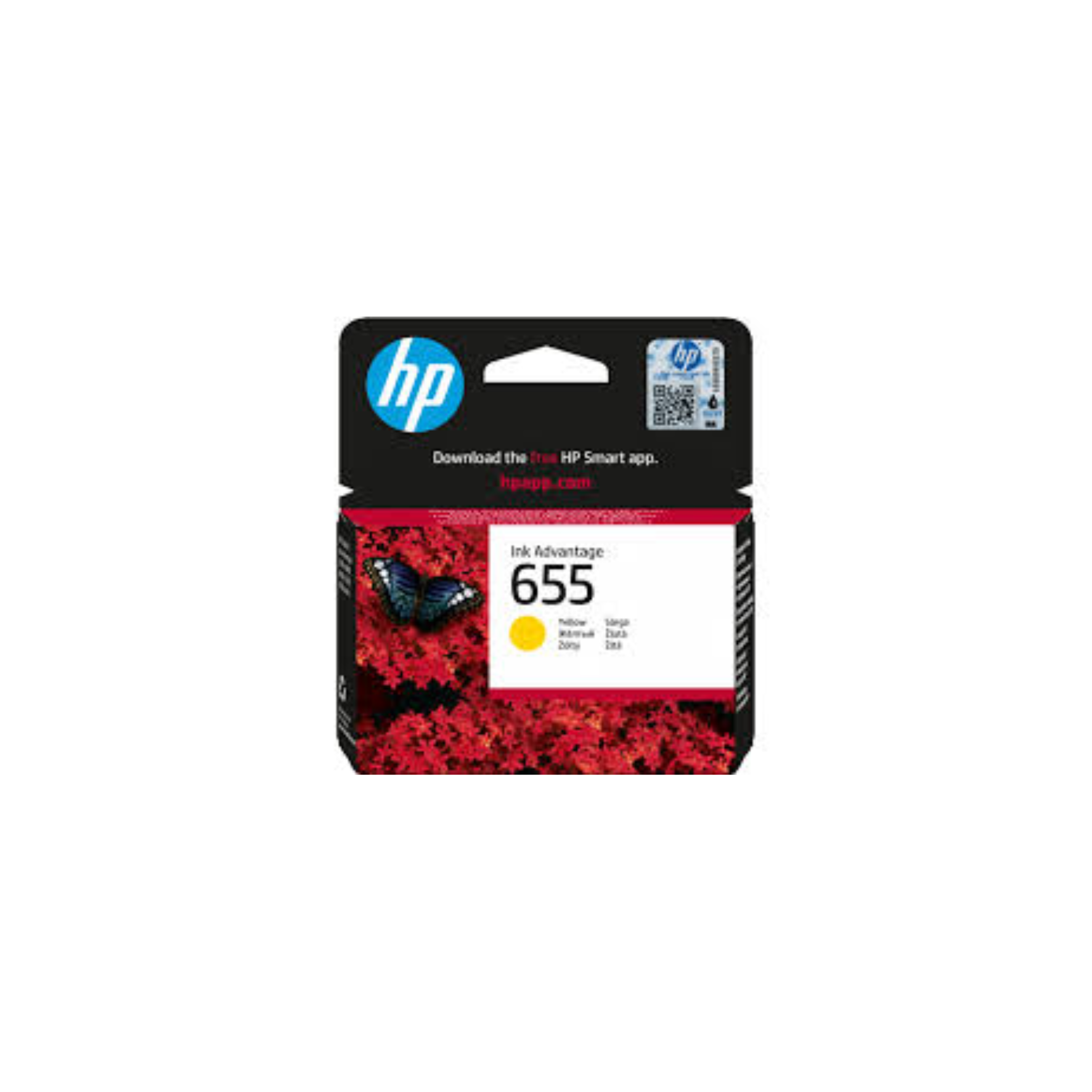 Genuine HP 655 Yellow ink – best price in Qatar for vivid prints