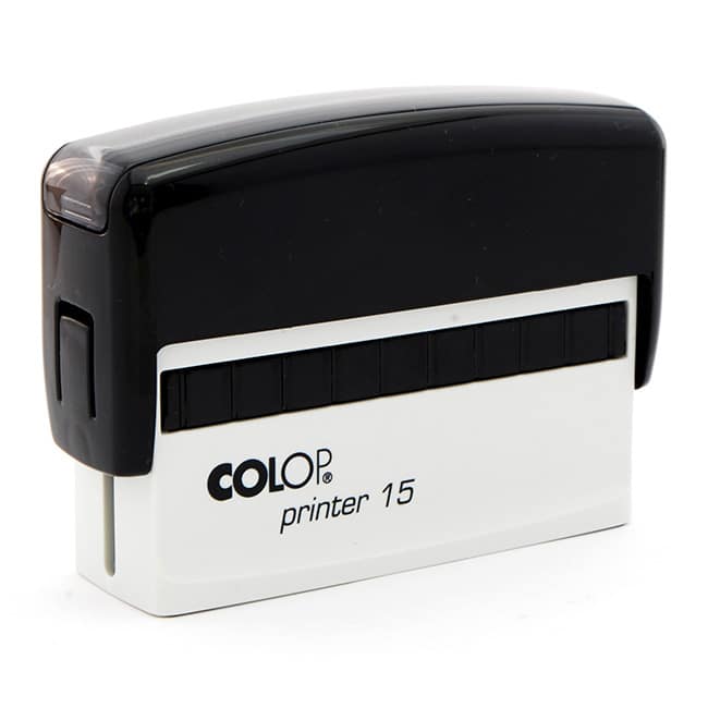 Stamp Printer 15 – Custom Self‑Inking Stamp (10×69 mm) | Raifa Print Qatar