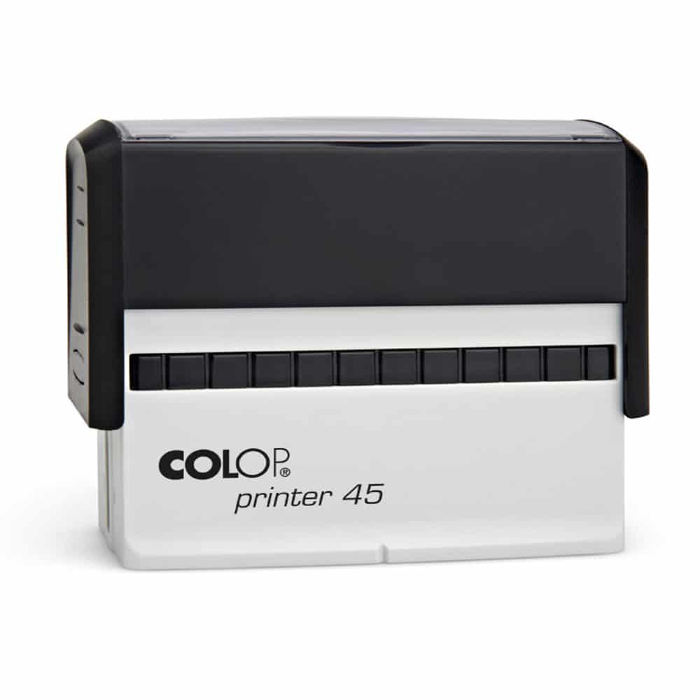 Stamp Printer 45 – Custom Self‑Inking Stamp (25×82 mm) | Raifa Print Qatar
