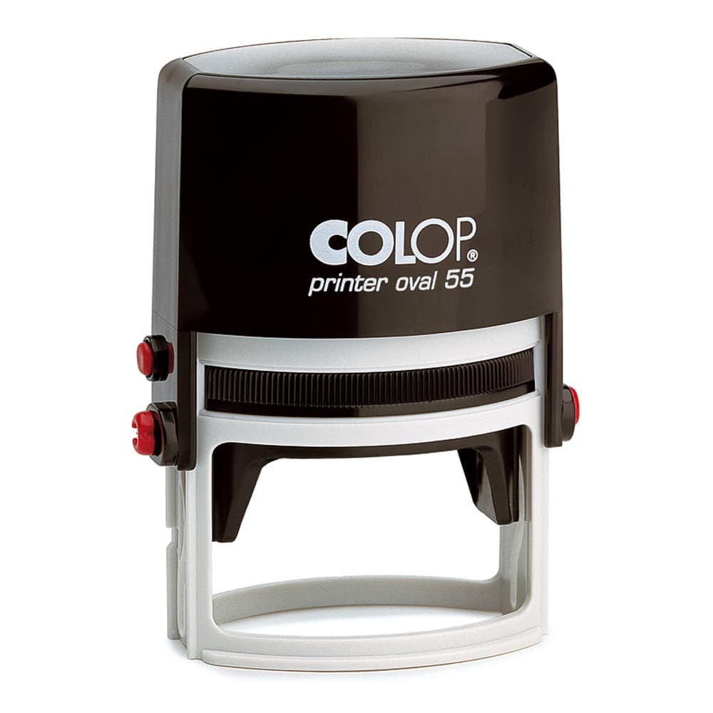 Stamp Printer Oval 55 – Custom Self‑Inking Oval Stamp (35×55 mm) | Raifa Print Qatar