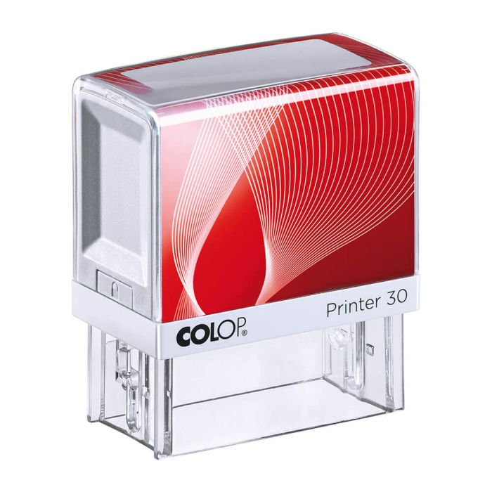 Stamp Printer 30 – Custom Self‑Inking Stamp (18×47 mm) | Raifa Print Qatar