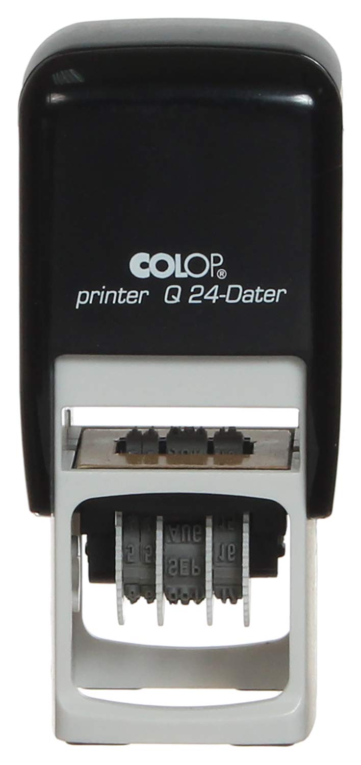 Stamp Printer Q 24‑Dater – Custom Self‑Inking Date Stamp (24×24 mm)