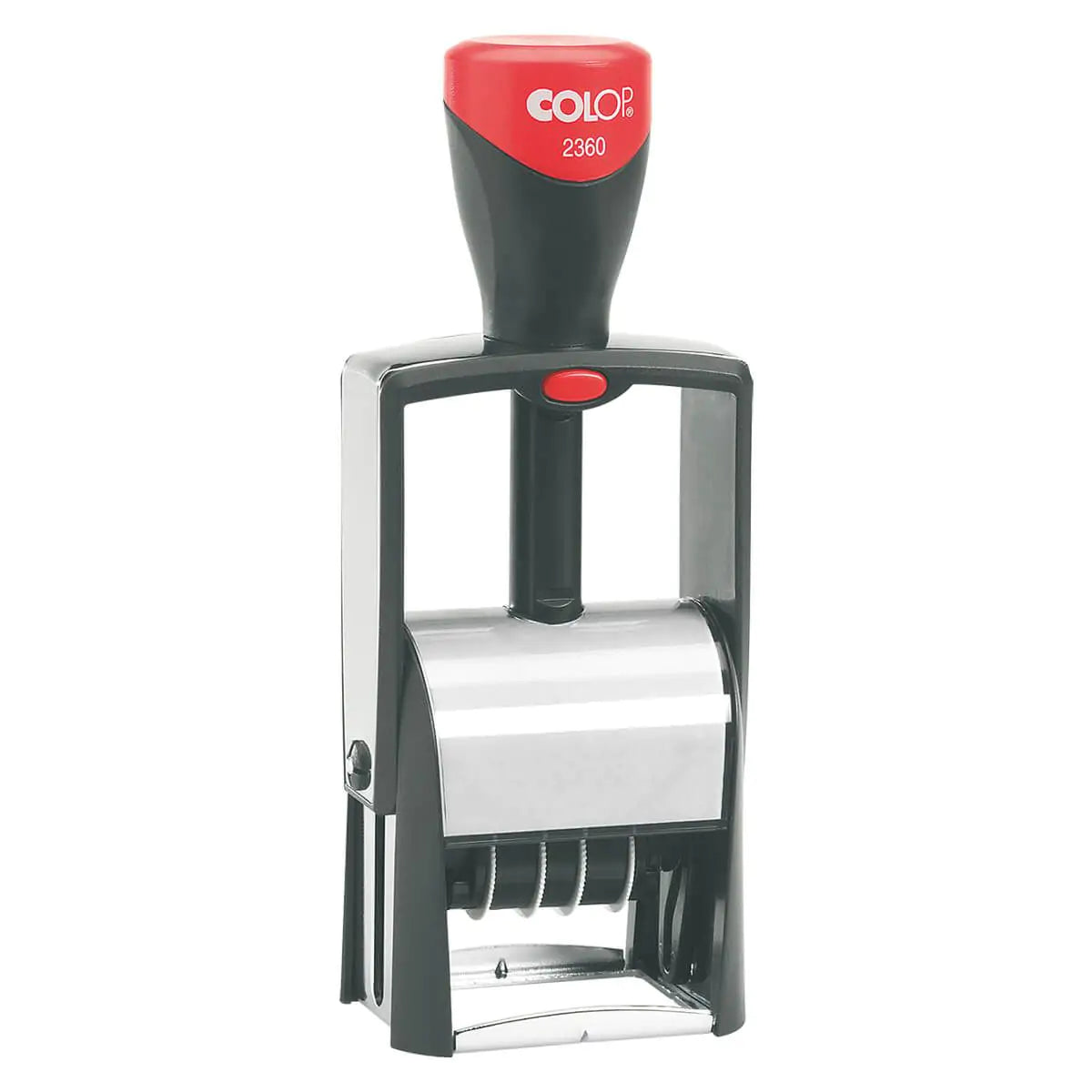 STAMP 2360 – Heavy-Duty Self-Inking Date & Text Stamp 30 x 45mm | Raifa Printing Qatar
