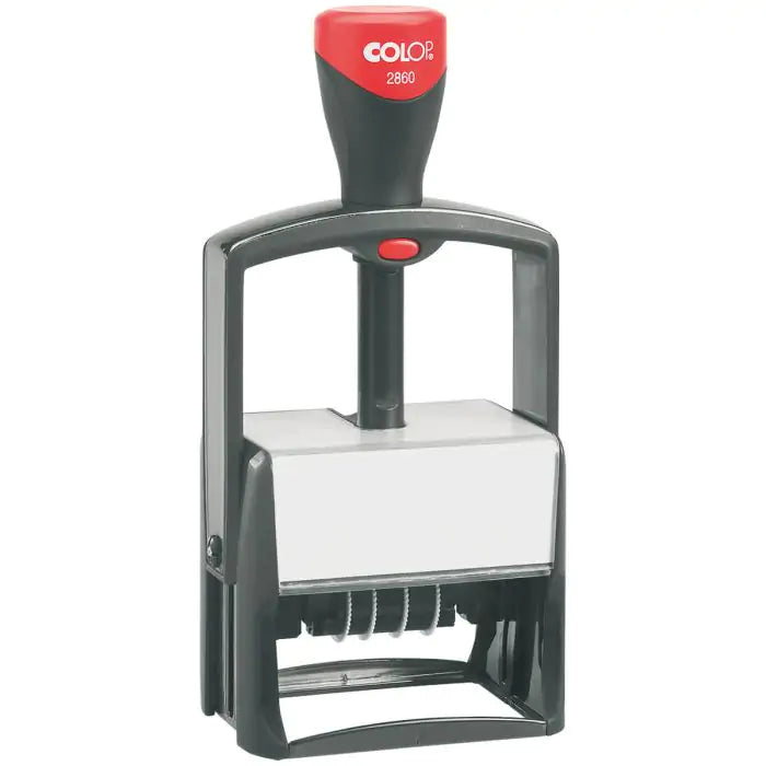 STAMP 2860 – Large Self-Inking Date & Text Stamp 49 x 68mm | Raifa Printing Qatar