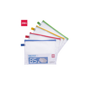 Deli Zipper Bag Assorted B5 Size
