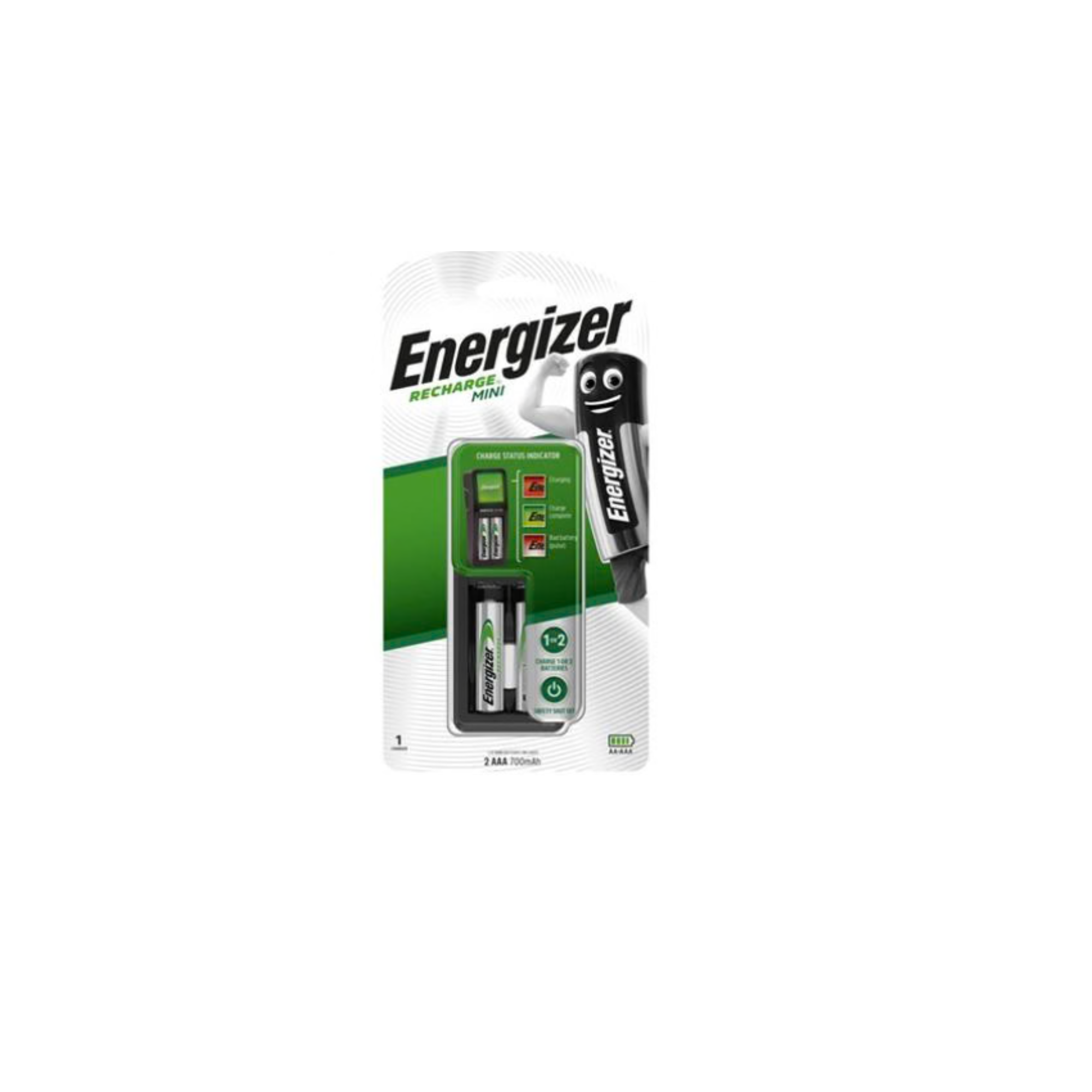 Energizer Recharge Mini CH2PC4 W/2AA