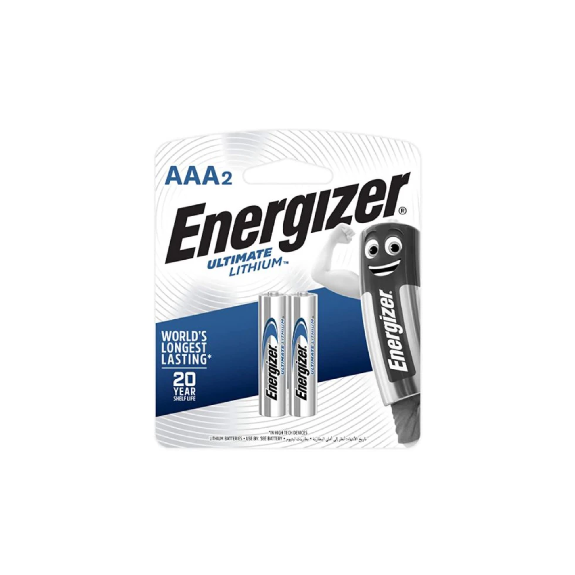 Energizer battery Ult Li AAA BP2