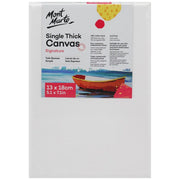 Single Thick Canvas Signature 13 x 18cm (5.1 x 7.1in)
