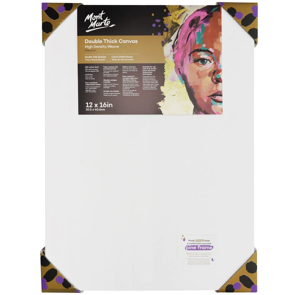 Double Thick Canvas Premium 30.5 x 40.6cm (12 x 16in)