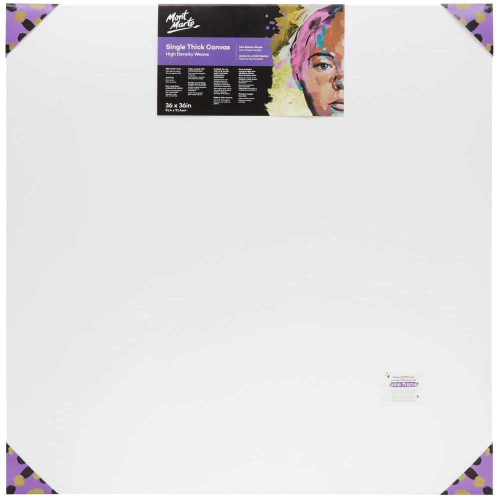 Single Thick Canvas Premium 91.4 x 91.4cm (36 x 36in)