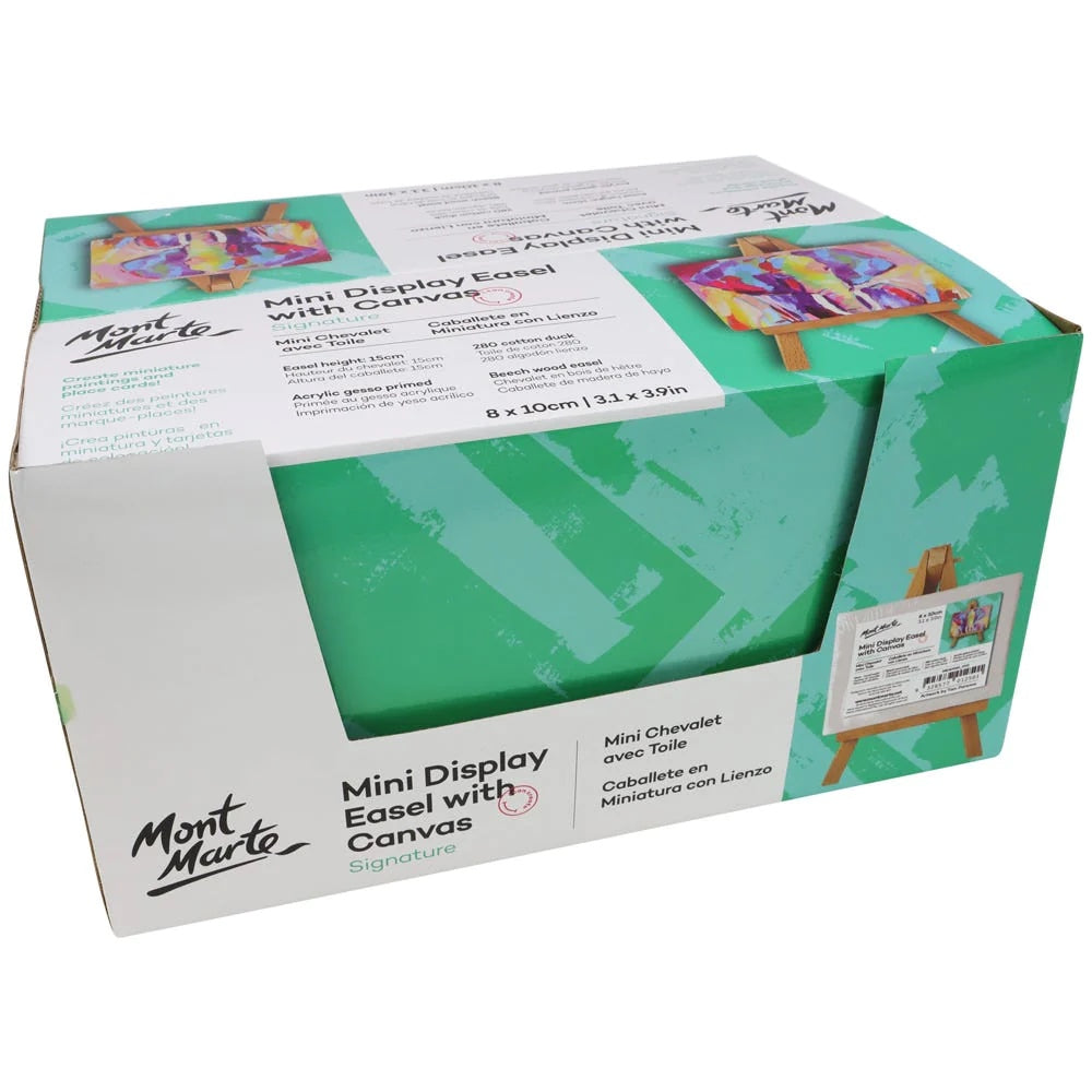 Mini Display Easel with Canvas Signature 8 x 10cm (3.1 x 3.9in)