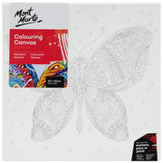 Colouring Canvas Signature 30 x 30cm (11.8 x 11.8in) - Butterfly