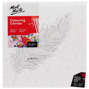 Colouring Canvas Signature 30 x 30cm (11.8 x 11.8in) - Feather