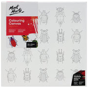 Colouring Canvas Signature 30 x 30cm (11.8 x 11.8in) - Beetle