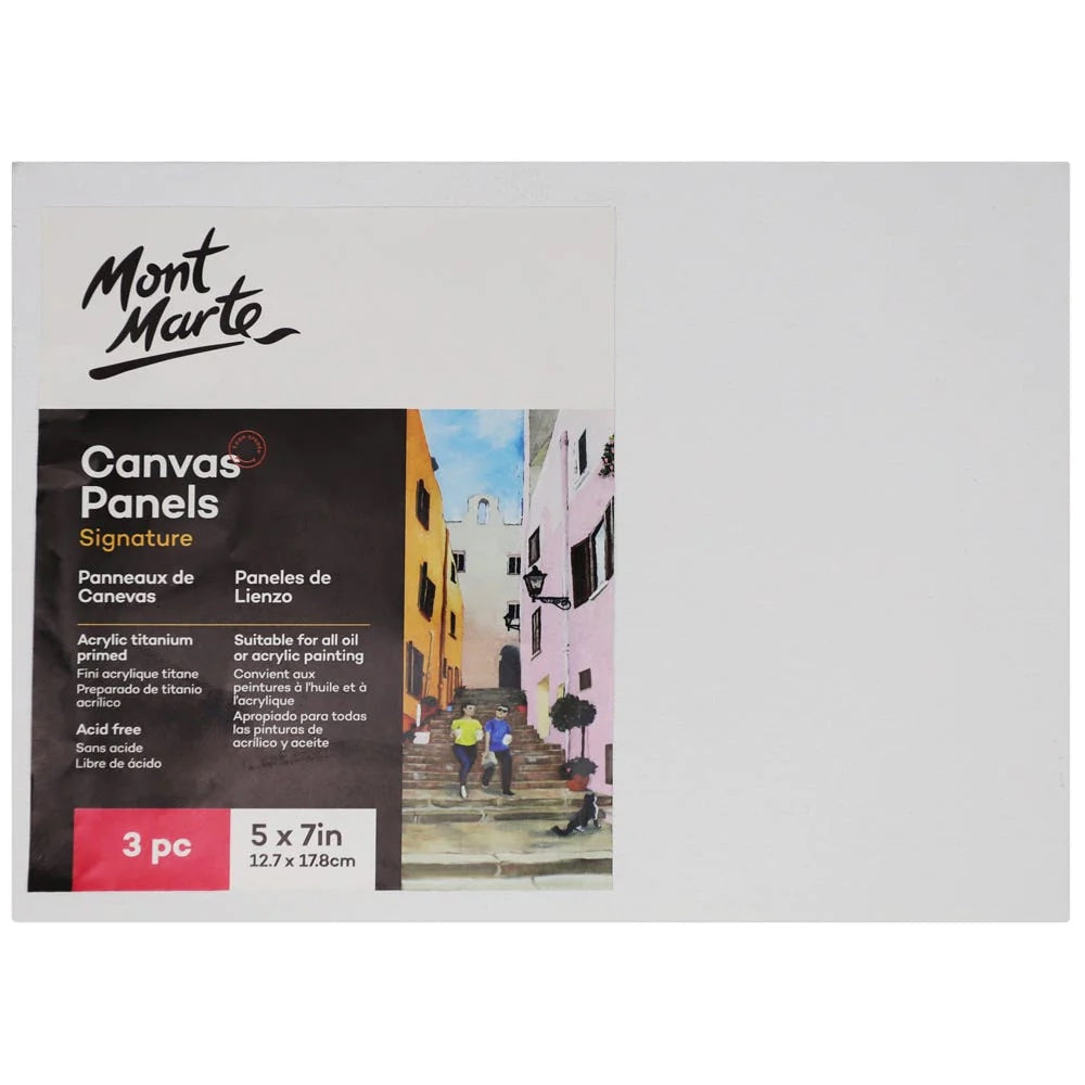 Canvas Panels Signature 3pc 12.7 x 17.8cm (5 x 7in)