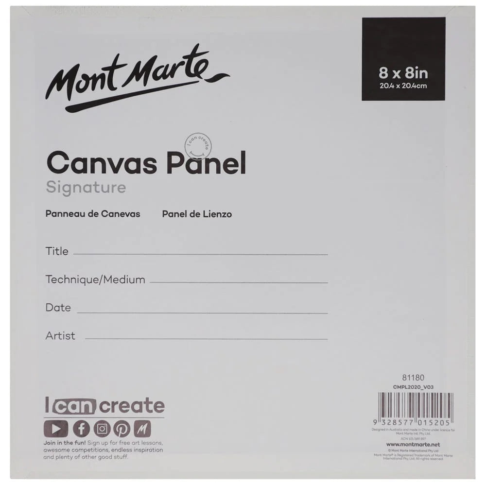 Canvas Panels Signature 2pc 20.4 x 20.4cm (8 x 8in)