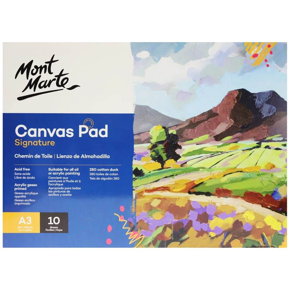 Canvas Pad Signature 10 Sheet A3 (11.7 x 16.5in)