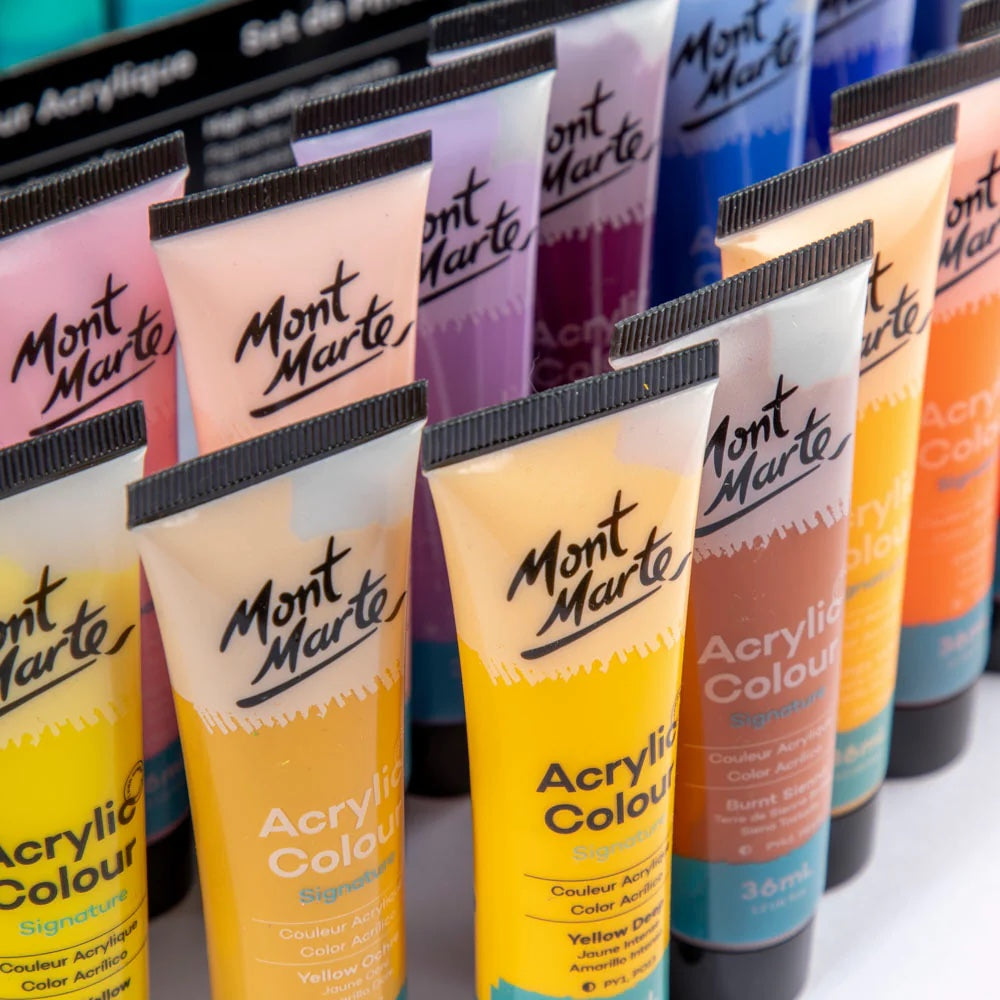 Acrylic Colour Paint Set Signature 48pc x 36ml (1.2 US fl.oz)