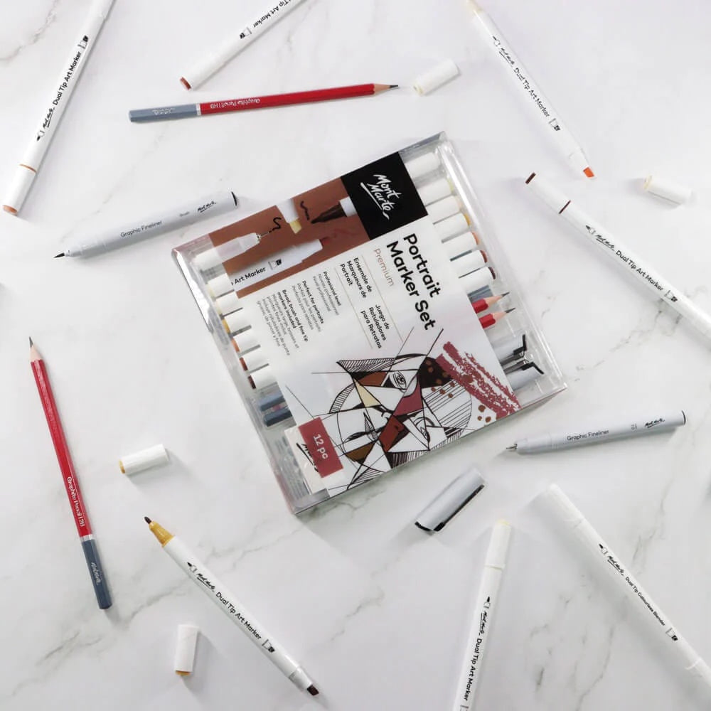 Portrait Marker Set Premium 12pc