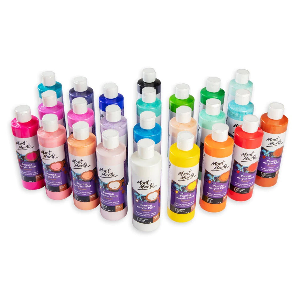 Pouring Acrylic Paint Premium 240ml (8.12 US fl.oz) - Titanium White