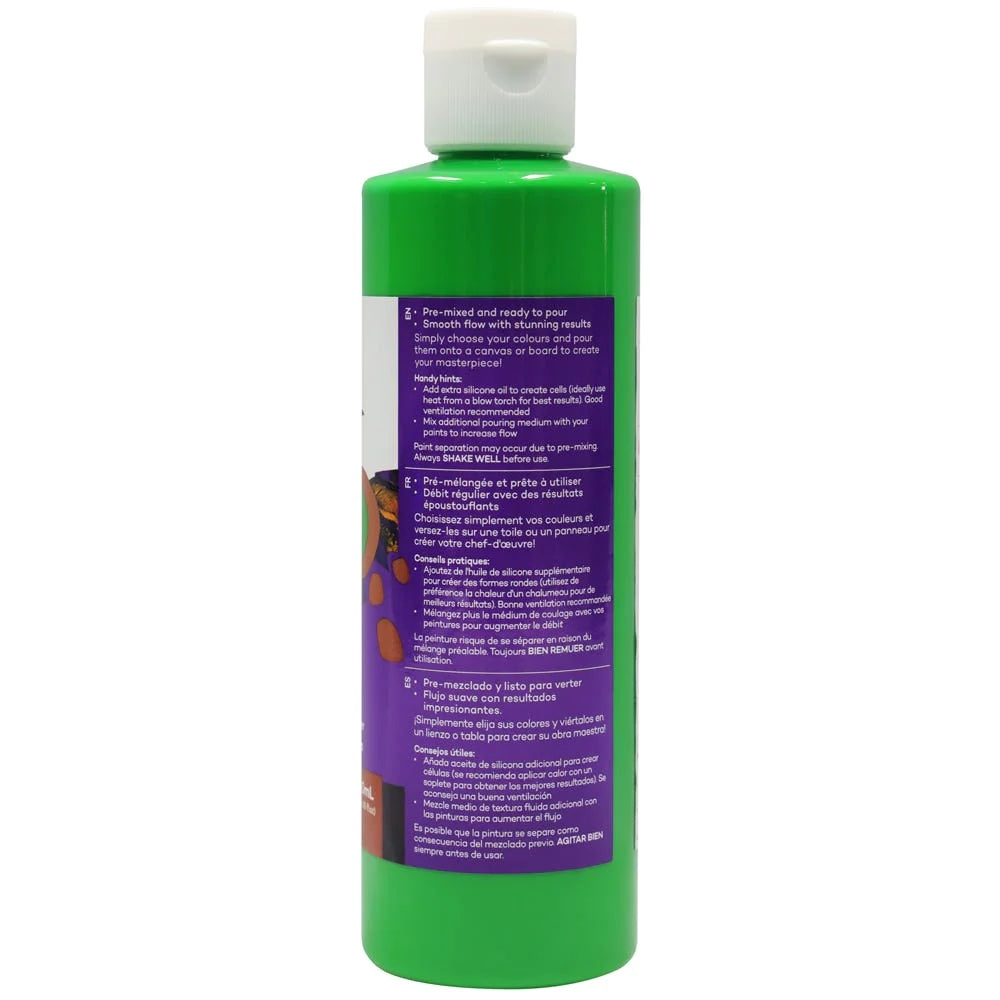 Pouring Acrylic Paint Premium 240ml (8.12 US fl.oz) - Dark Green