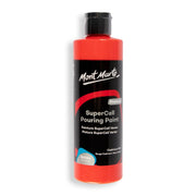 SuperCell Pouring Paint Premium 240ml (8.1 US fl.oz) - Cadmium Red