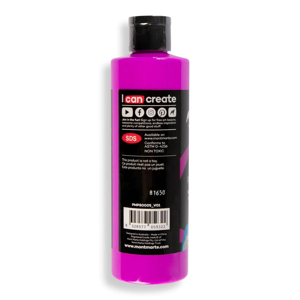 SuperCell Pouring Paint Premium 240ml (8.1 US fl.oz) - Fuchsia