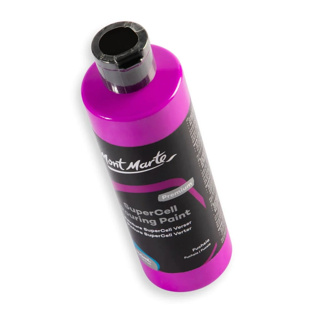 SuperCell Pouring Paint Premium 240ml (8.1 US fl.oz) - Fuchsia
