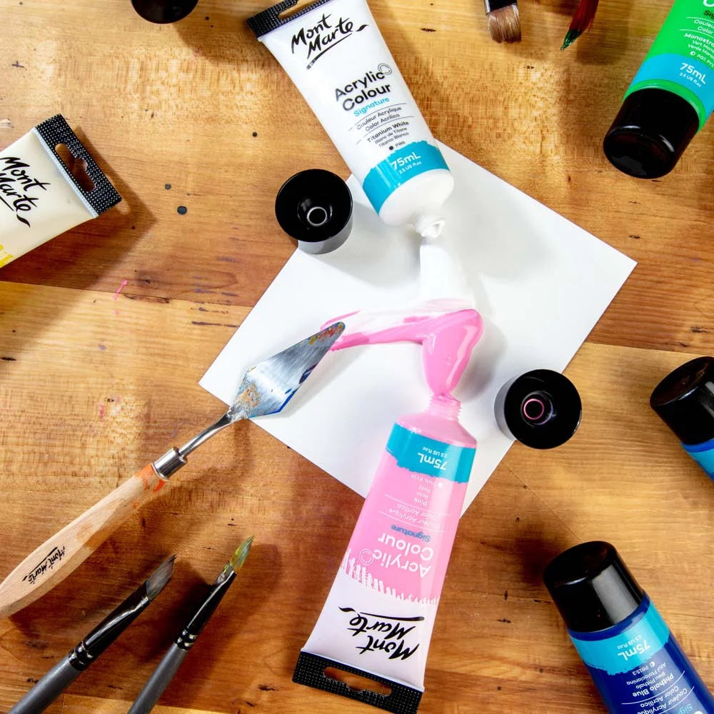 Acrylic Colour Paint Signature 75ml (2.5 US fl.oz) Tube - Titanium White