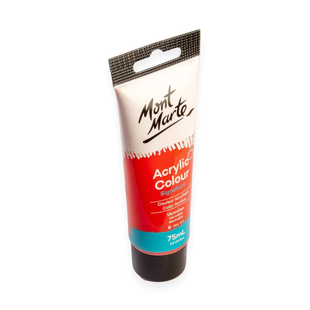 Acrylic Colour Paint Signature 75ml (2.5 US fl.oz) Tube - Vermilion