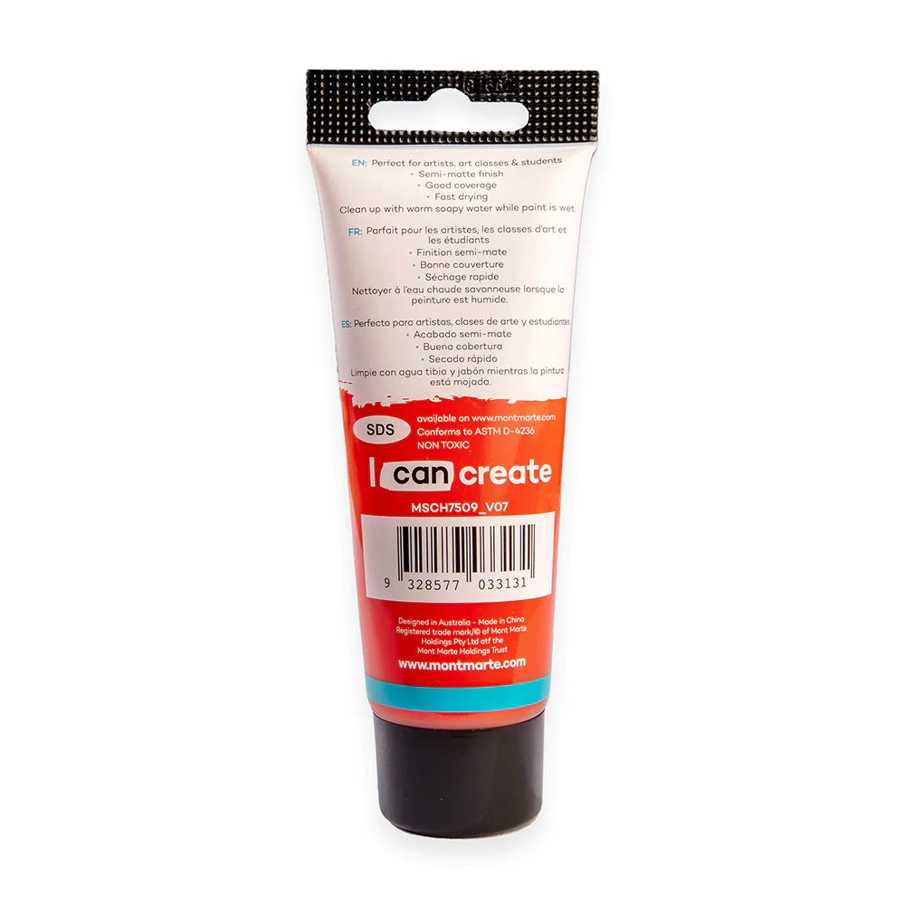Acrylic Colour Paint Signature 75ml (2.5 US fl.oz) Tube - Vermilion