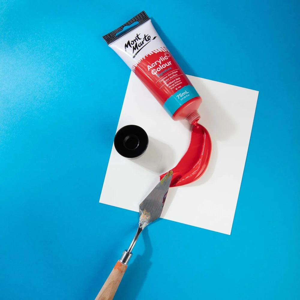 Acrylic Colour Paint Signature 75ml (2.5 US fl.oz) Tube - Brilliant Red