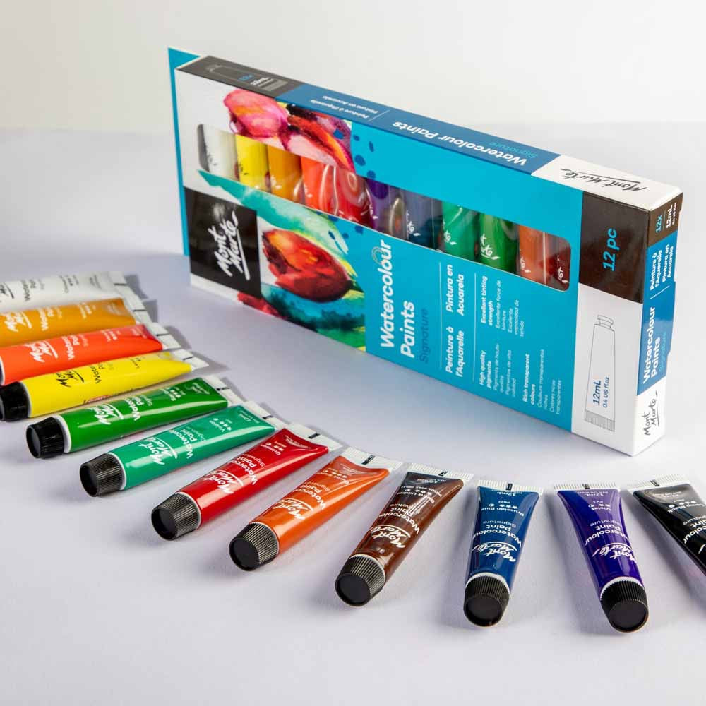 Watercolour Paints Signature 12pc x 12ml (0.41 US fl.oz)