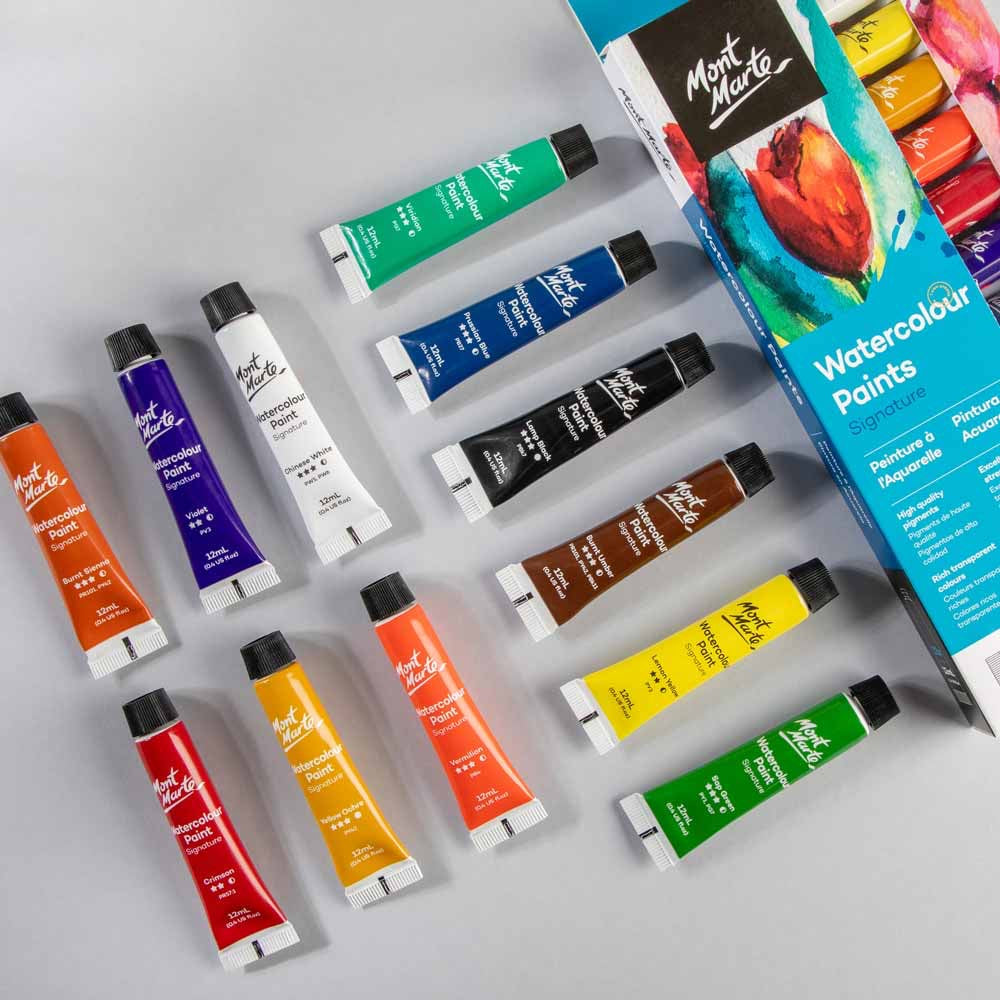 Watercolour Paints Signature 12pc x 12ml (0.41 US fl.oz)
