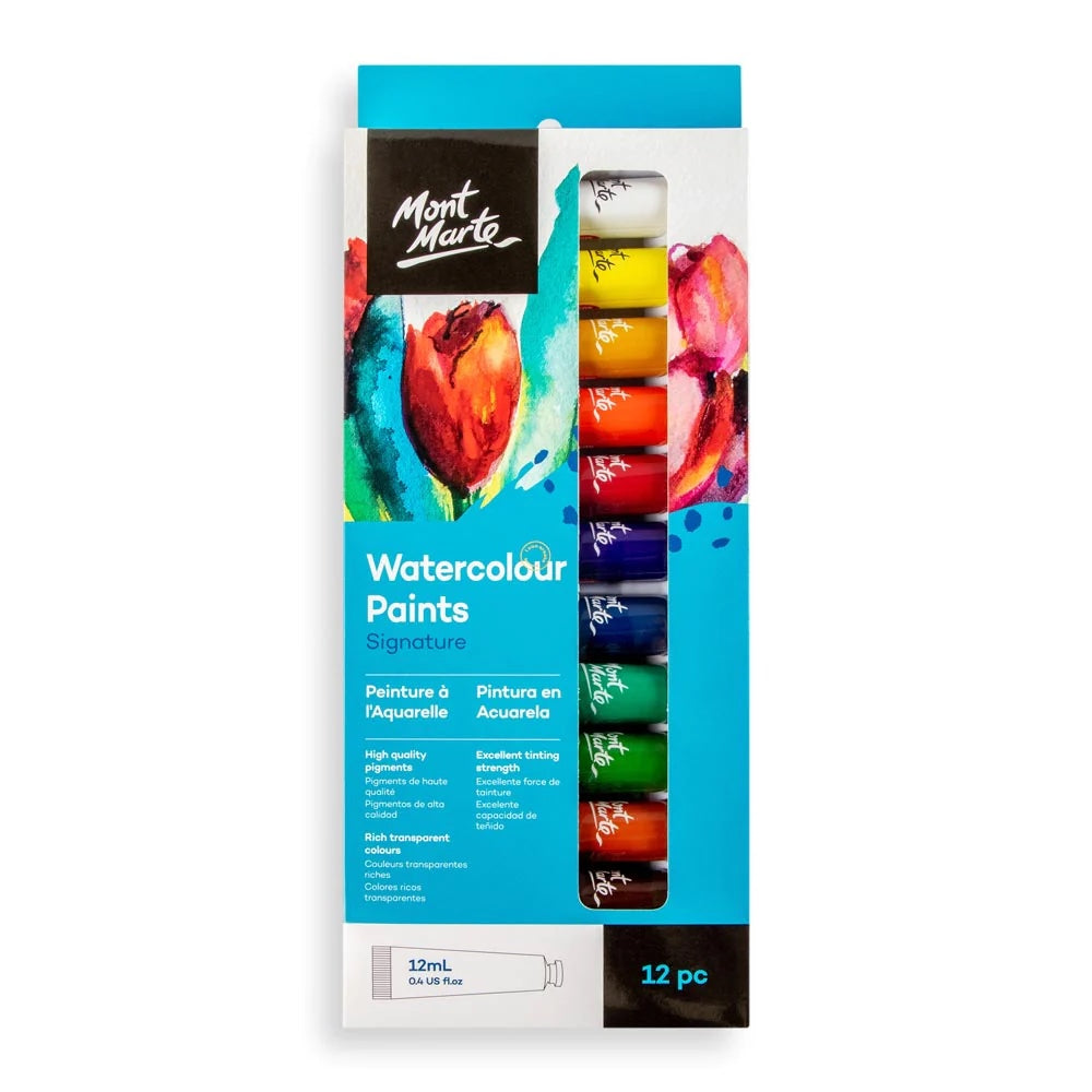 Watercolour Paints Signature 12pc x 12ml (0.41 US fl.oz)