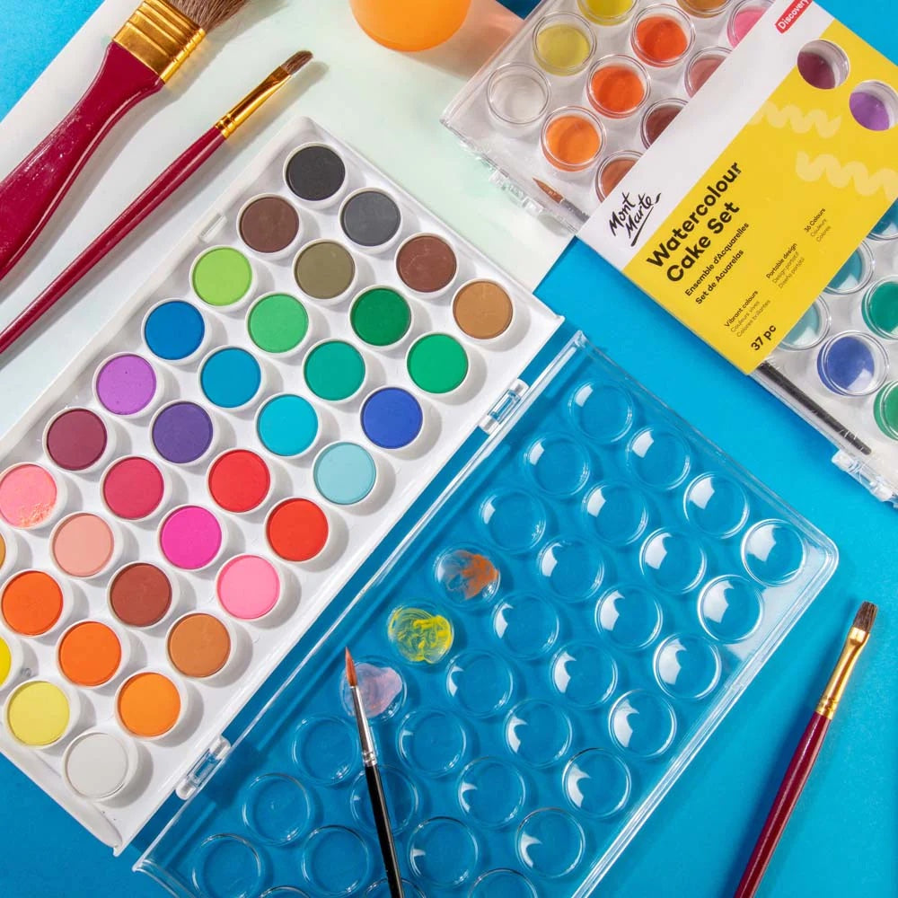 Watercolour Cake Set Discovery 37pc