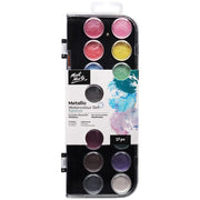 Metallic Watercolour Cake Set Signature 17pc