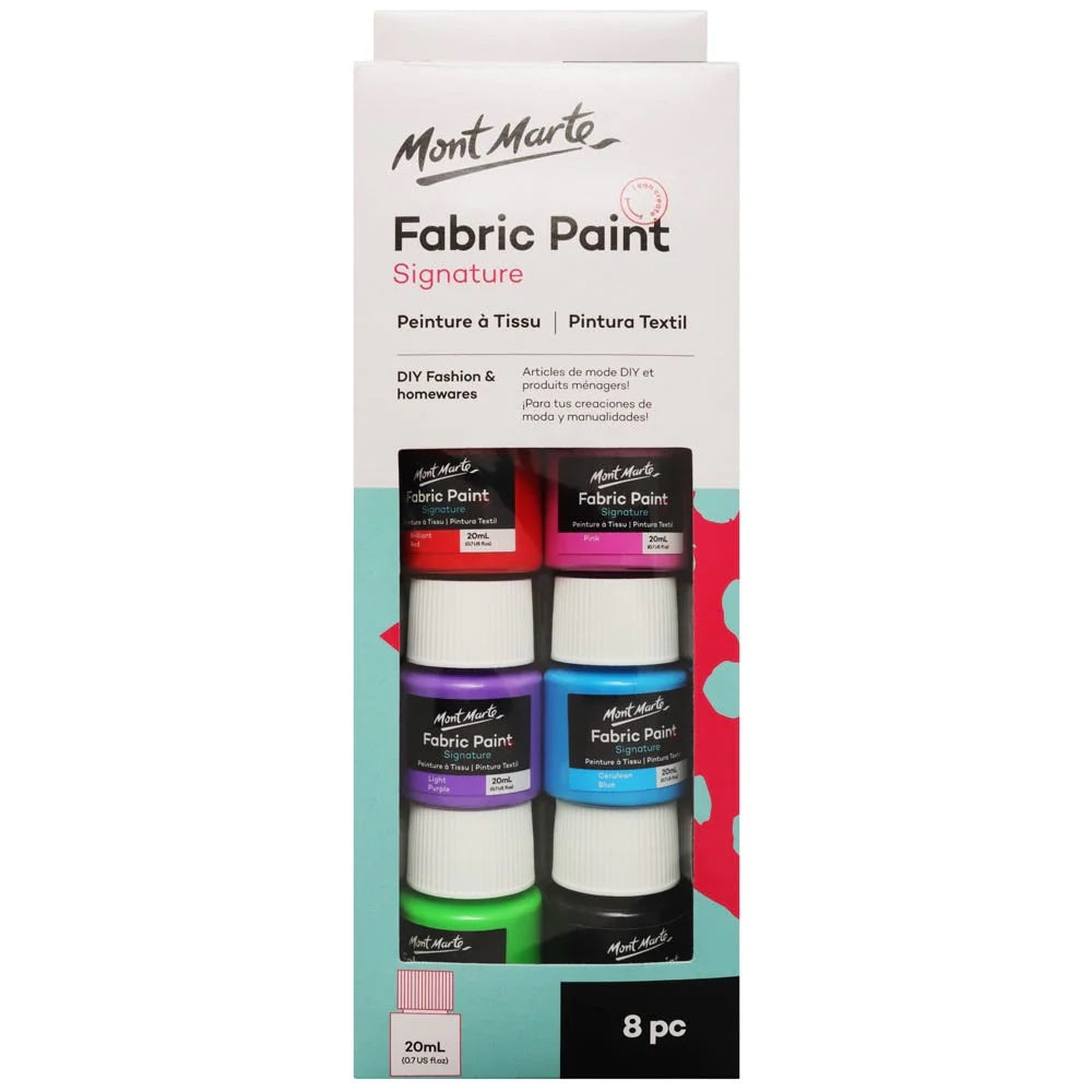 Fabric Paint Set Signature 8pc x 20ml (0.7 US fl.oz)