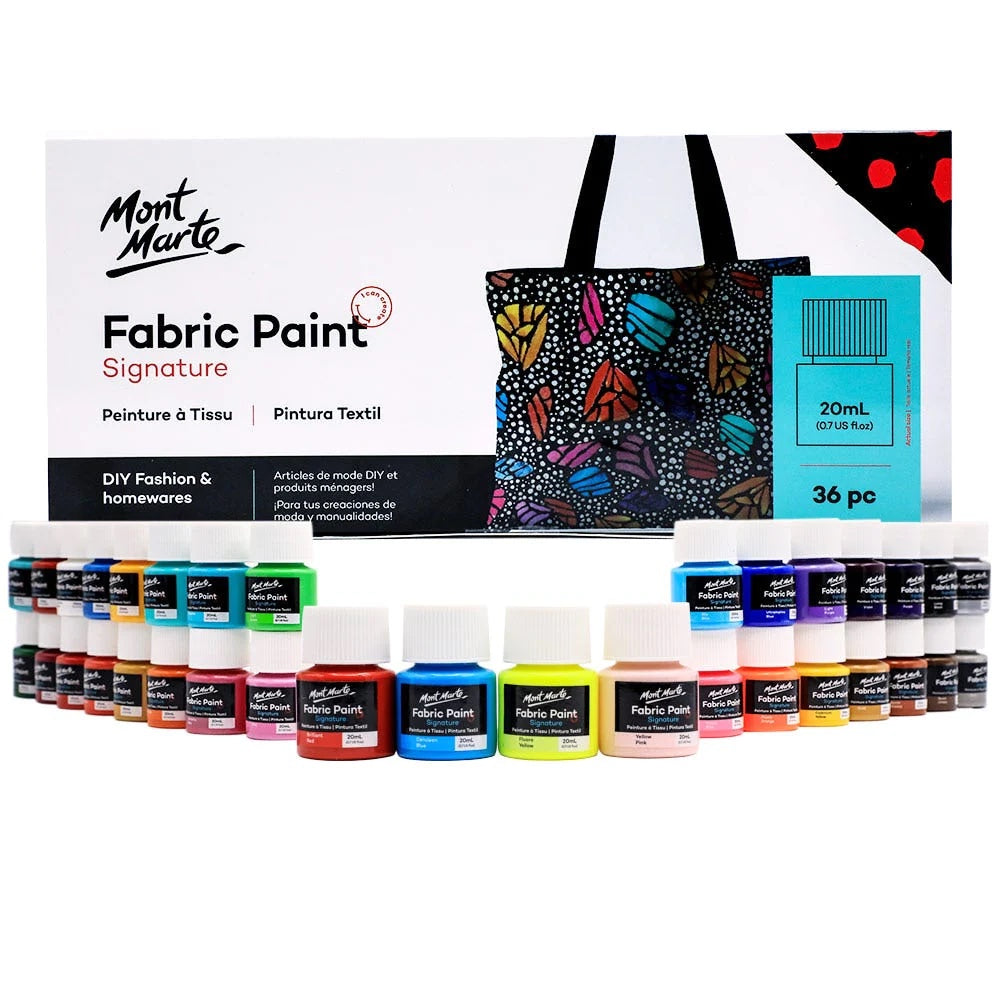 Fabric Paint Set Signature 36pc x 20ml (0.7 US fl.oz)