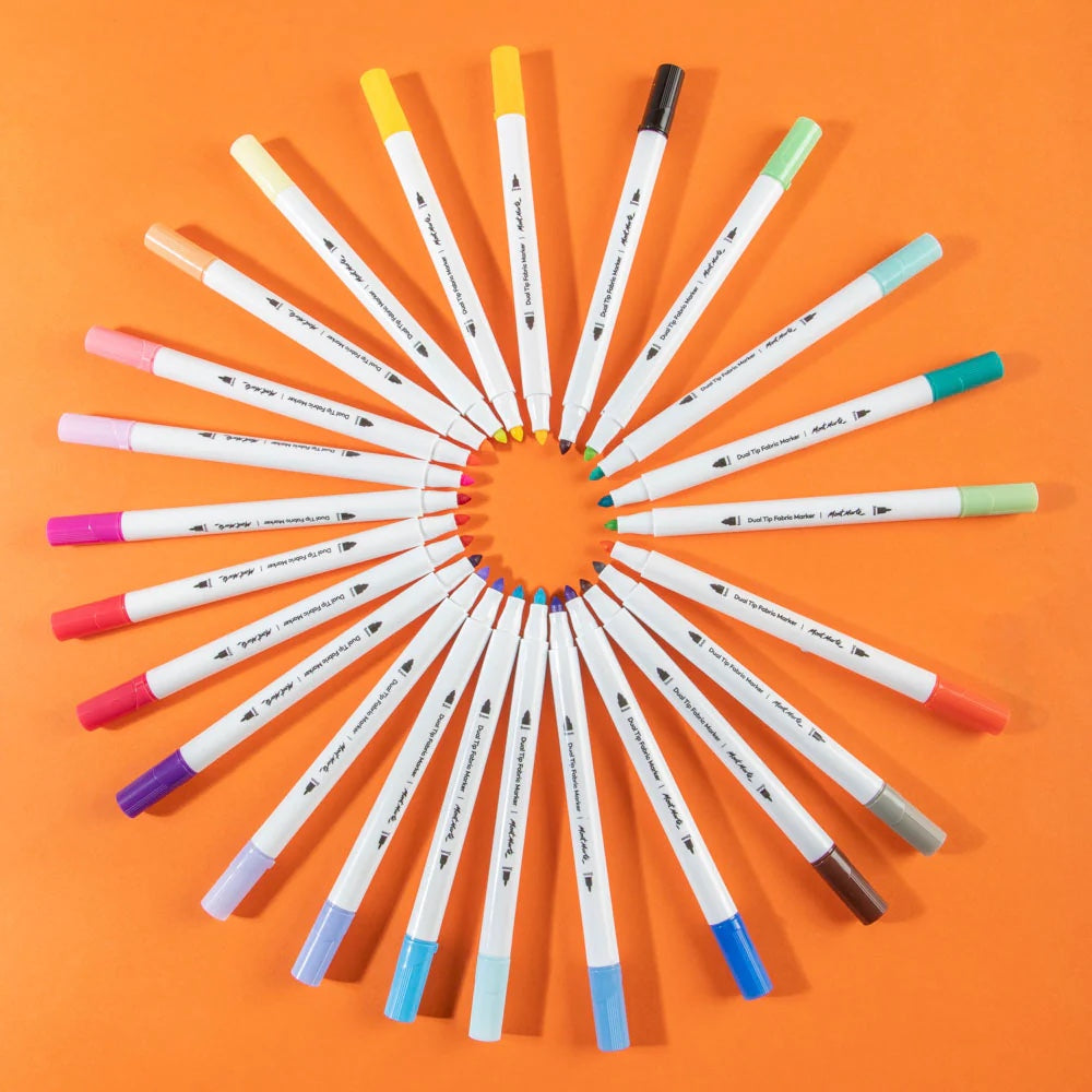 Dual Tip Fabric Markers Signature 24pc