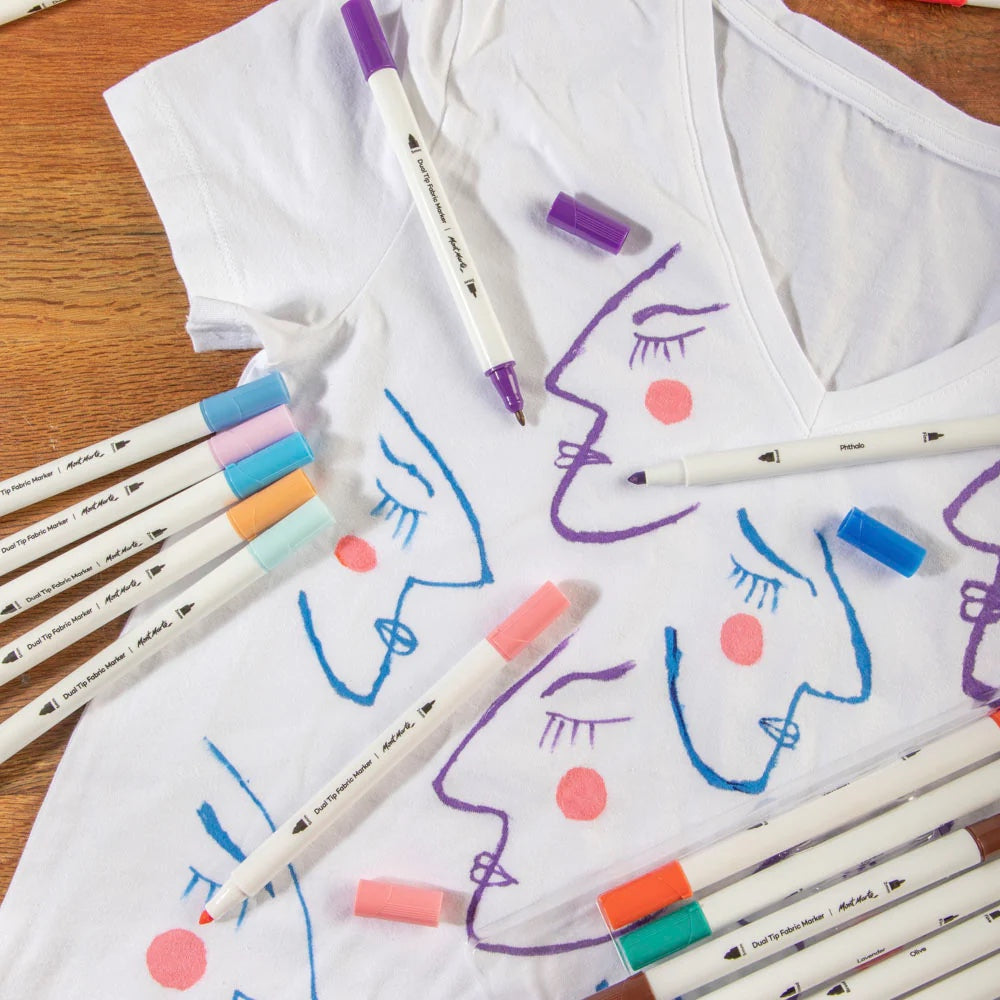 Dual Tip Fabric Markers Signature 24pc