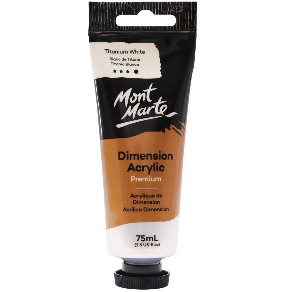 Dimension Acrylic Premium 75ml (2.5 US fl.oz) Tube - Titanium White