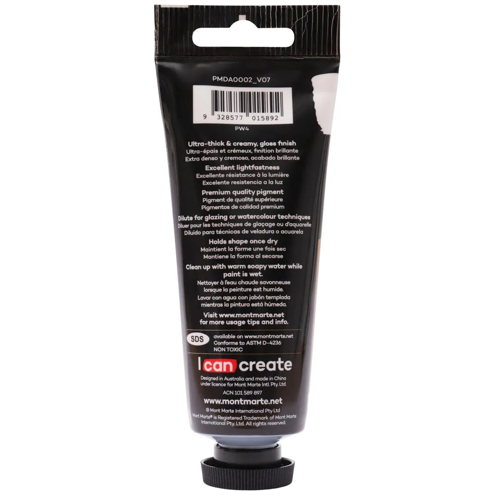 Dimension Acrylic Premium 75ml (2.5 US fl.oz) Tube - Zinc White